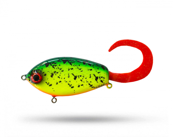 AH Baits Swim Tail - Fire Cracker i gruppen Fiskedrag / Tailbeten hos Örebro Fiske & Outdoor AB (AH Swim Tail - Fire Crack)